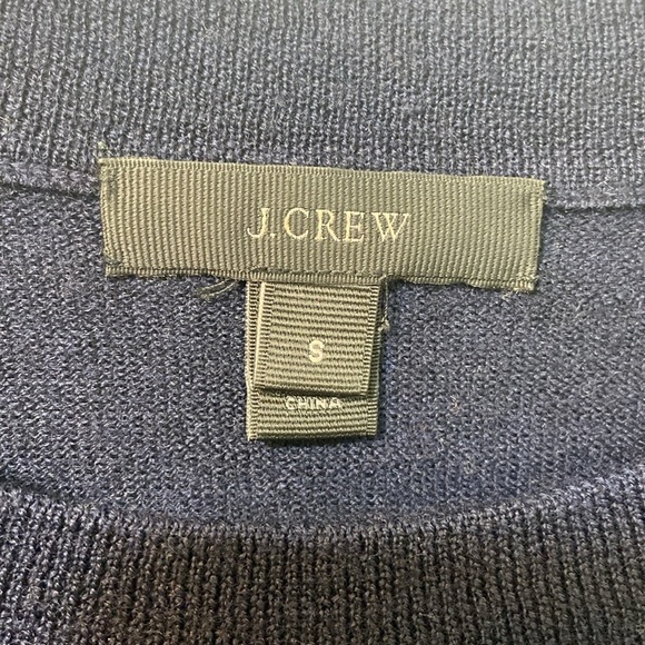 J.Crew Women’s Black or Blue /Multicolored Embroidered Sweater, Size-Small. - Picture 10 of 12